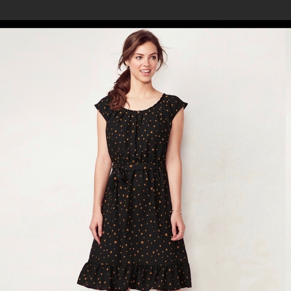 D313 LC Heart Flowy Dress